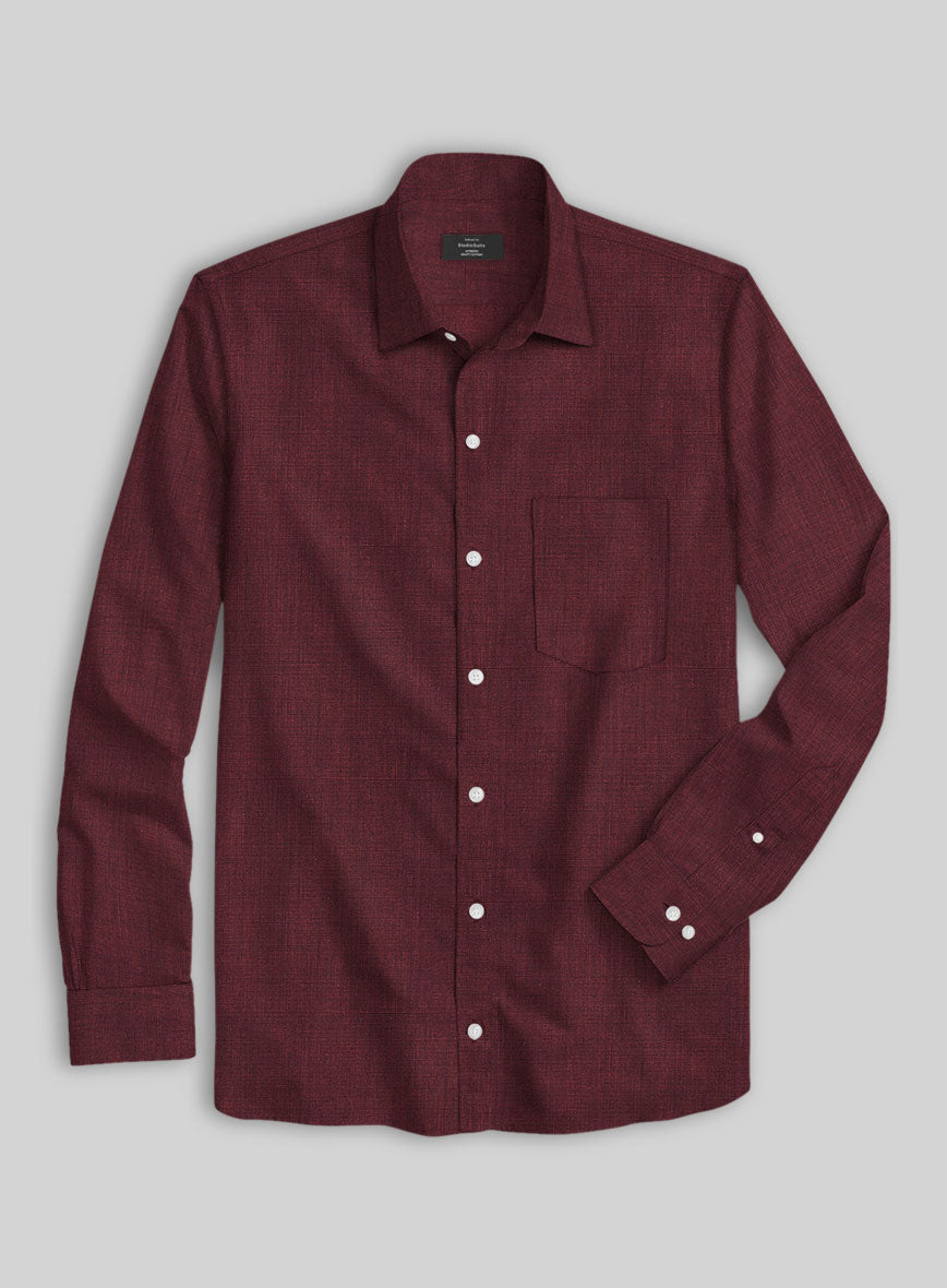 Plum Mist Cotton Shirt - StudioSuits