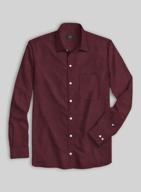 Plum Mist Cotton Shirt - StudioSuits