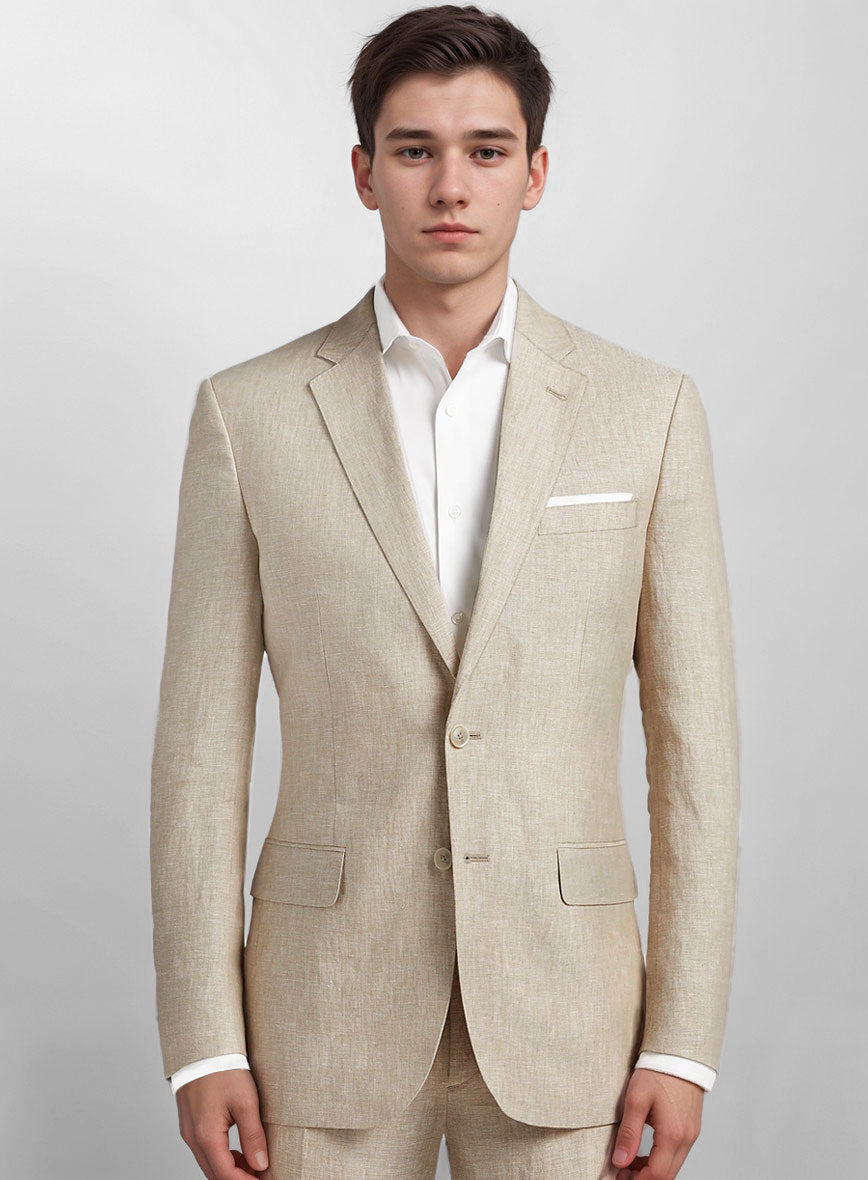 Pure Linen Jacket - StudioSuits