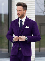 Purple Velvet Suit - StudioSuits