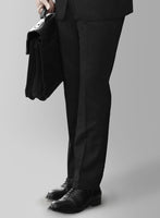 Reda Cashmere Black Wool Suit - StudioSuits