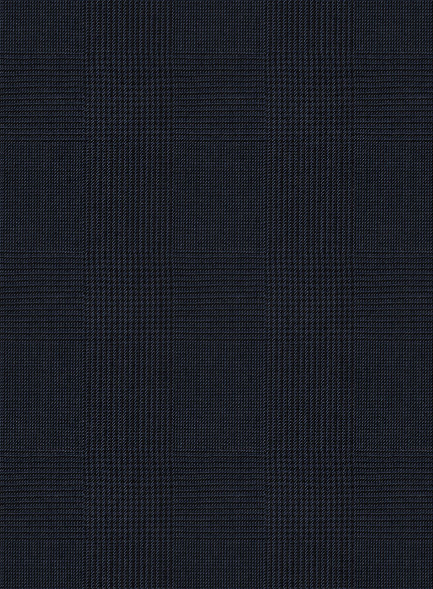 Reda Cashmere Blue Prince Of Wales Wool Suit - StudioSuits