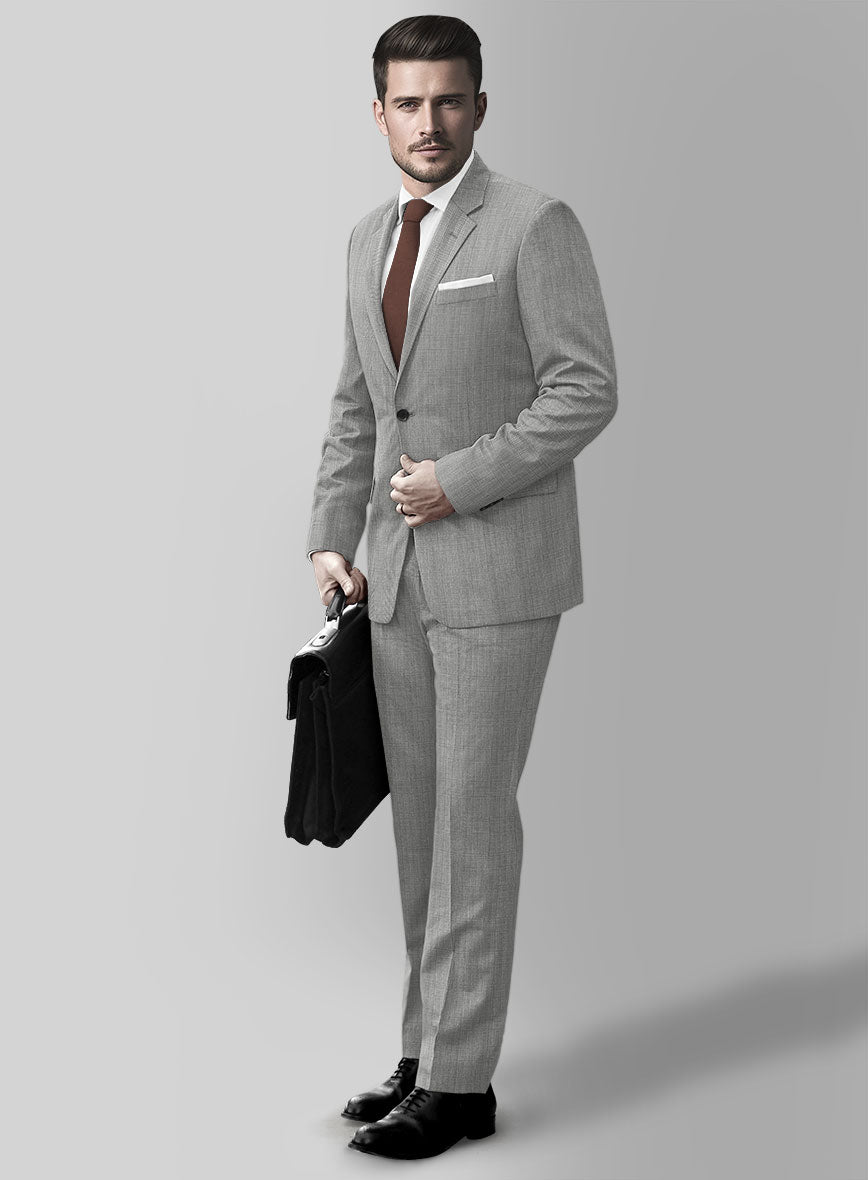 Reda Cashmere BW Prince Of Wales Wool Suit - StudioSuits