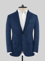 Reda Cobalt Blue Wool Jacket - StudioSuits