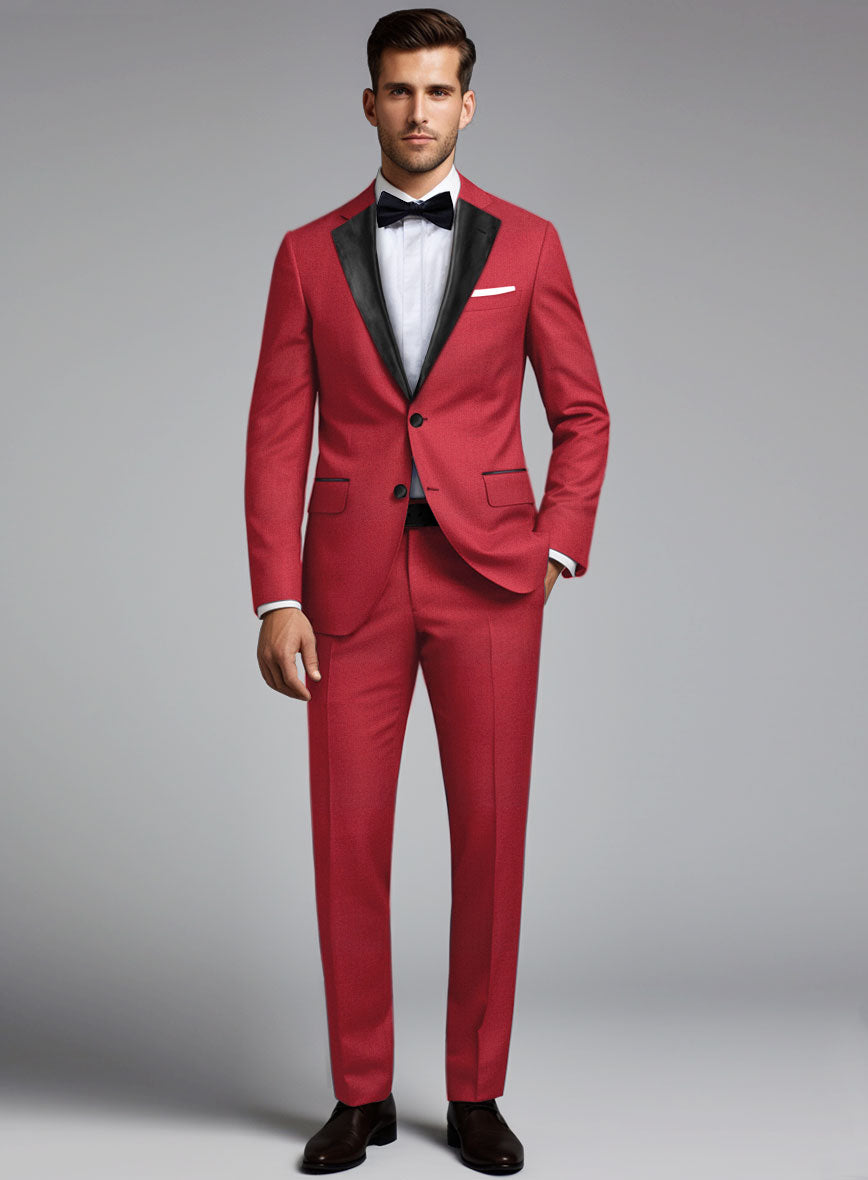 Red Tuxedo Suit - StudioSuits