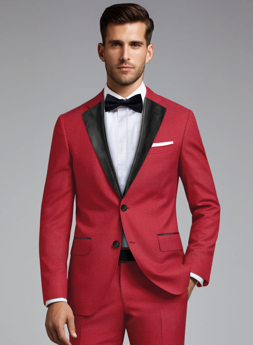 Red Tuxedo Suit - StudioSuits