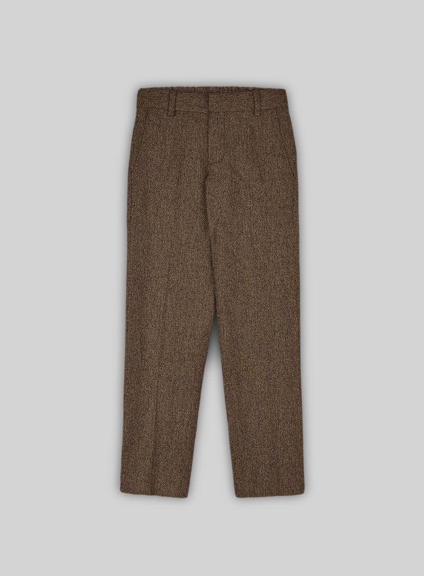 Rust Herringbone Tweed Boys Suit - StudioSuits
