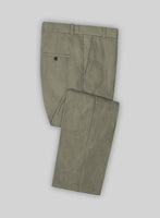 Sage Green Pure Linen Pants - StudioSuits