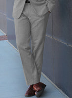 Scabal Jacobi Twill Gray Wool Suit - StudioSuits