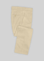 Scabal Khaki Cashmere Cotton Suit - StudioSuits
