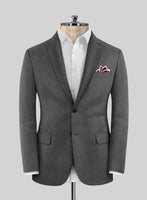 Scabal Manto Checks Gray Wool Jacket - StudioSuits