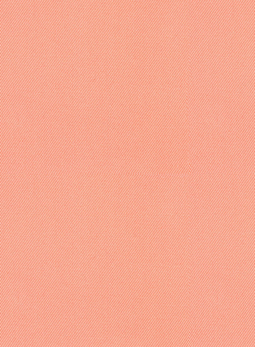 Scabal Peach Cotton Stretch Jacket - StudioSuits