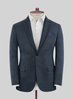 Scabal Sanco Checks Blue Wool Jacket - StudioSuits