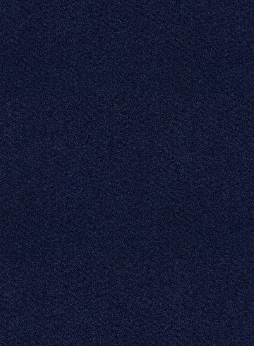 Scabal Sapphire Cobalt Blue Wool Pants - StudioSuits