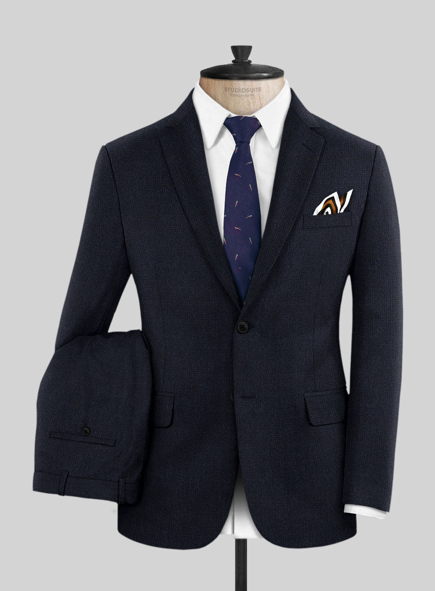 Scabal Sapphire Yaime Blue Wool Suit – StudioSuits
