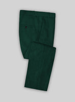 Solbiati Art Du Lin Green Linen Pants - StudioSuits