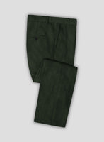 Solbiati Art Du Lin Palm Green Linen Pants - StudioSuits