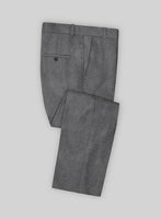 Solbiati Blue Gray Check Linen Pants - StudioSuits