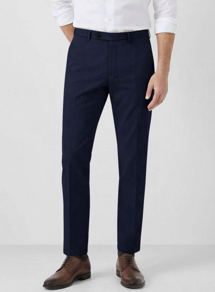 Solbiati Navy Blue Seersucker Pants – StudioSuits