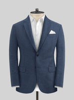 Solbiati Pericle Denim Blue Linen Jacket - StudioSuits
