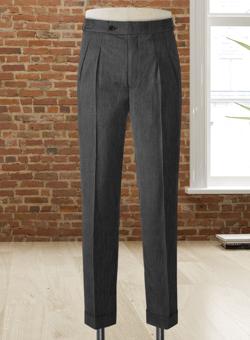 Indra Stretch Twill Trouser - Charcoal