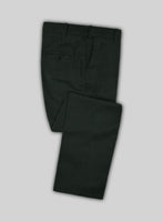 Stretch Green Wool Pants - StudioSuits