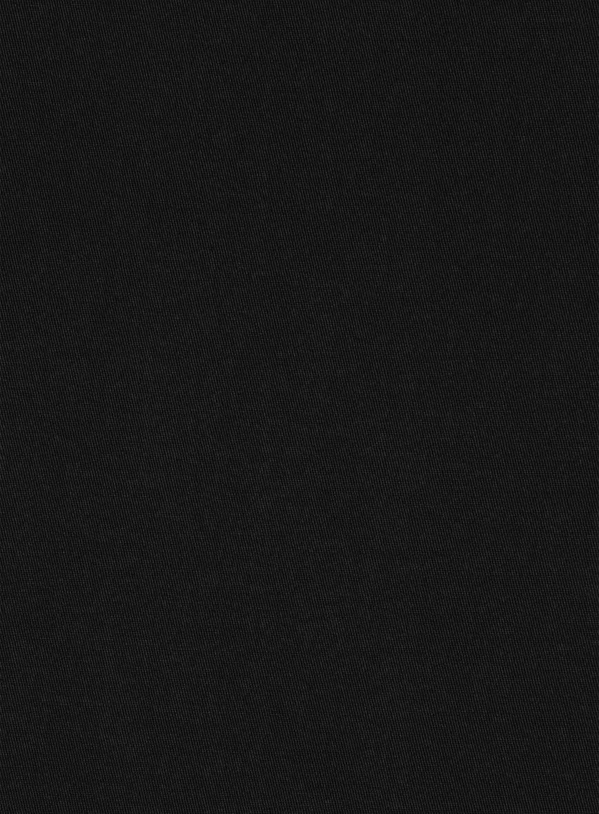 Stretch Summer Black Chino Suit - StudioSuits