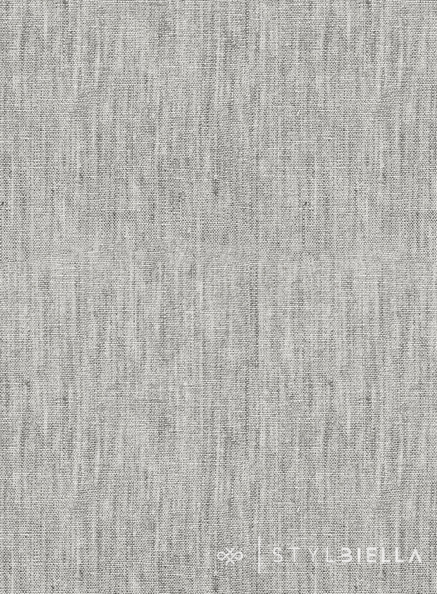 Stylbiella Spring Gray Linen Pants - StudioSuits