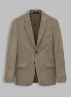 Stylbiella Spring Light Brown Linen Jacket - StudioSuits