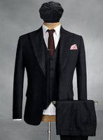 Thomas Shelby Peaky Blinders Stripe Blue Wool Suit - StudioSuits