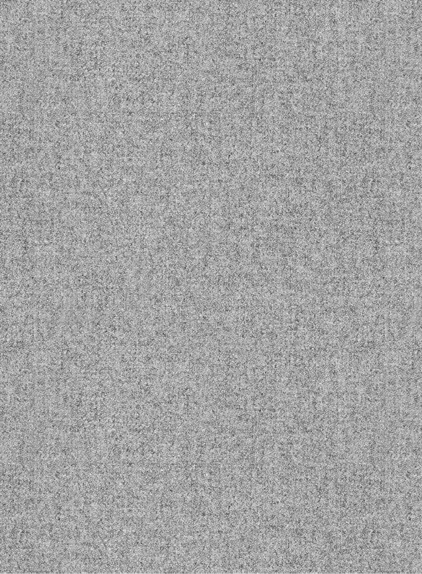 Vintage Plain Gray Tweed Pea Coat - StudioSuits