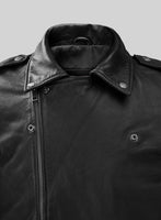 Wanderer Black Riding Leather Jacket - StudioSuits