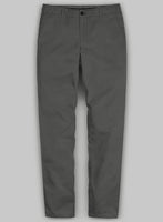 Washed Stretch Summer Gray Chino Pants - StudioSuits
