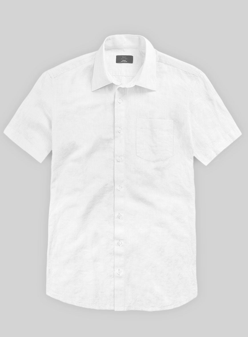 ZIVEN - Linen Salt White Shirt