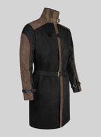 Watch Dog Leather Trench Coat - StudioSuits