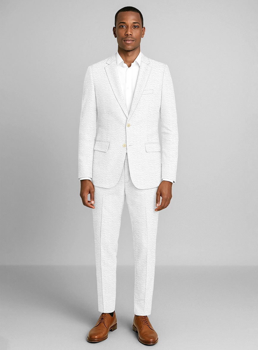 White Seersucker Suit - StudioSuits