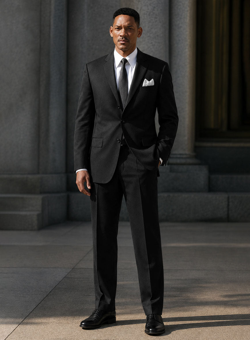 mens black dress shoes with suit Will Smith Men In – StudioSuits Short Sleeve Work Shirt A-Line Dresses for Women Built with genuine leather Size:9 Years