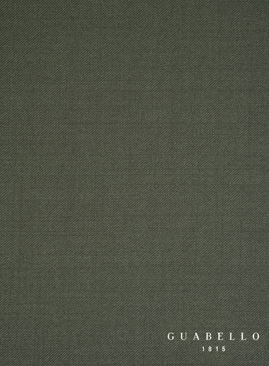 Women's Guabello Twill Green Jacket - StudioSuits