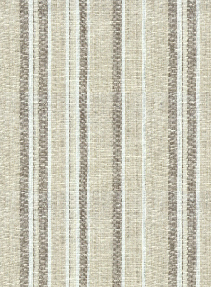 Aleno Stripe Linen Shirt - StudioSuits