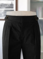 Black Chino Gurkha Trousers - StudioSuits