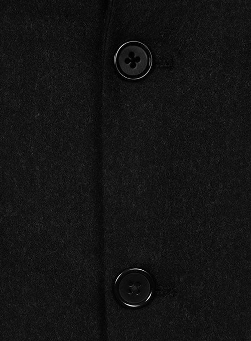 Black Flannel Wool Suit - StudioSuits