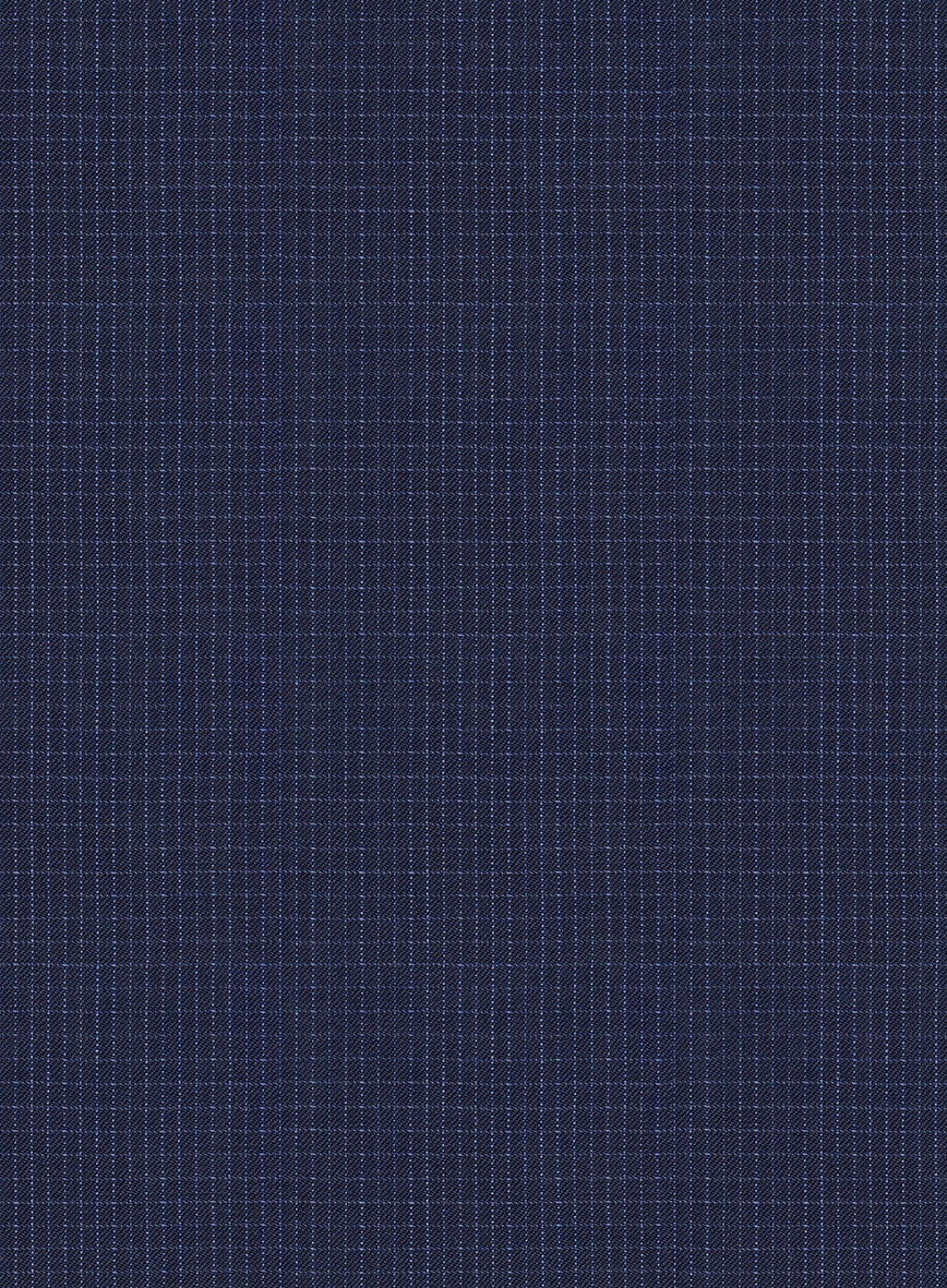 Bristol Blue Grid Pants - StudioSuits