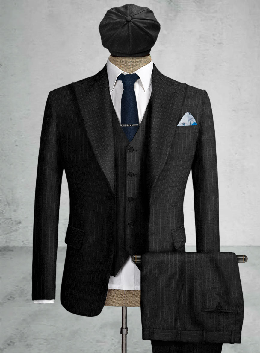 Thomas Shelby Peaky Blinders Charcoal Wool Suit – StudioSuits