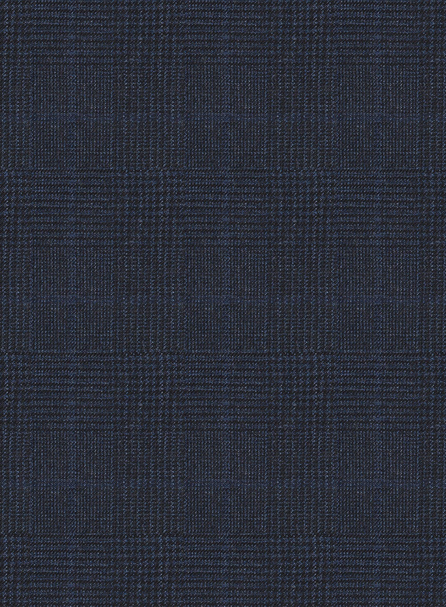 Bristol Classic Blue Checks Pants - StudioSuits