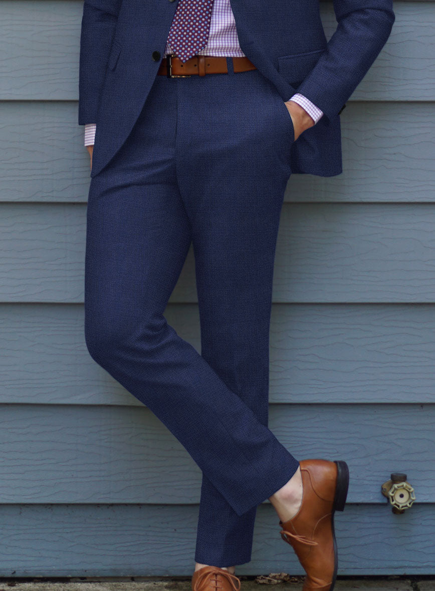 Bristol Marine Sharkskin Pants - StudioSuits