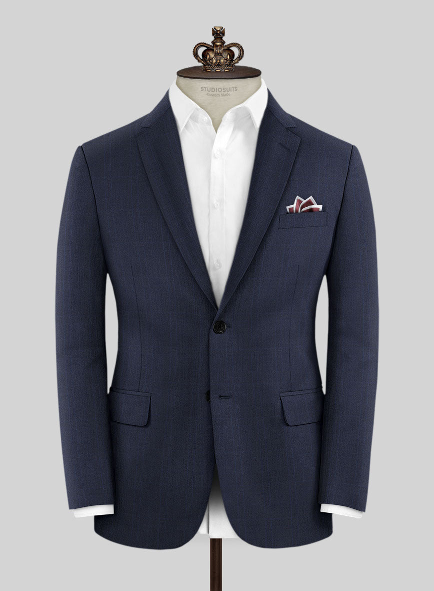 Bristol Munzio Blue Checks Suit - StudioSuits