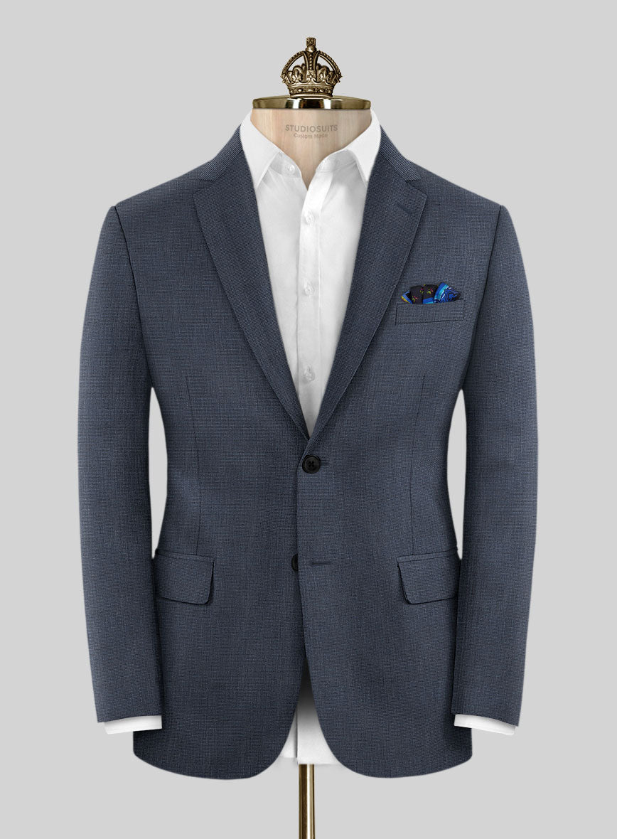 Bristol Nailhead Navy Blue Jacket - StudioSuits