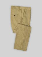 British Khaki Pure Linen Pants - StudioSuits