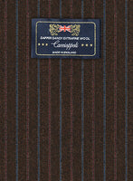 Caccioppoli Dapper Dandy Pinoza Brown Wool Suit - StudioSuits
