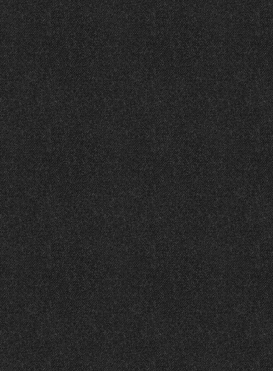 Caccioppoli Carrio Charcoal Wool Pants - StudioSuits